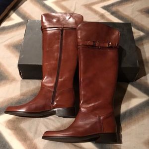 Charles David Providence riding boot in cognac